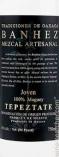 Banhez - Mezcal Joven Tepeztate 0 (750)