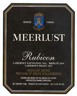Meerlust - Rubicon Stellenbosch 2020 (750ml) (750ml)